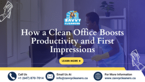 Clean office boosting productivity